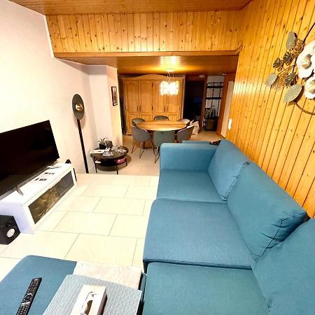 Schöne Ferienwohnung mit Seeblick Thun Exterior foto