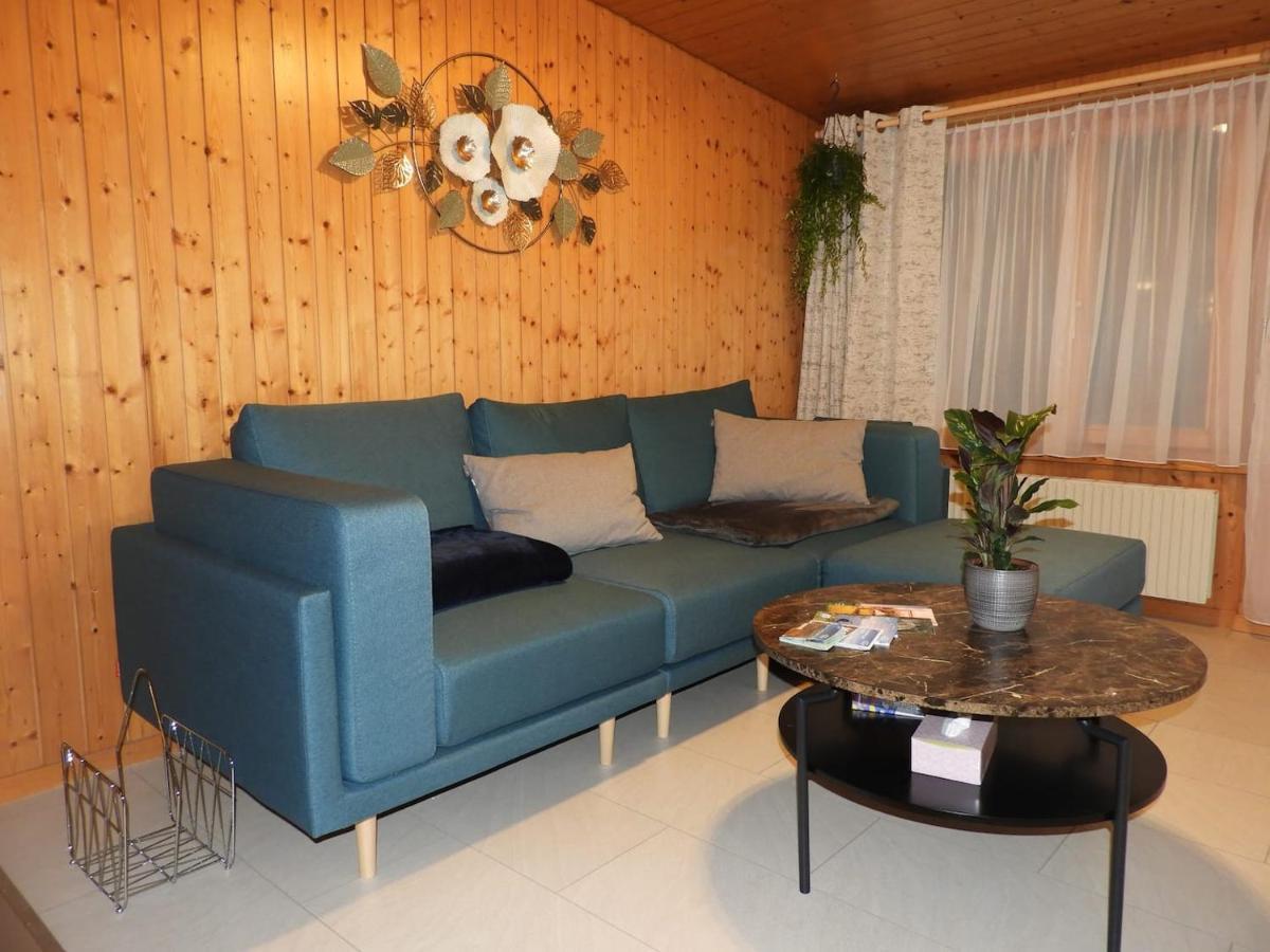 Schöne Ferienwohnung mit Seeblick Thun Exterior foto