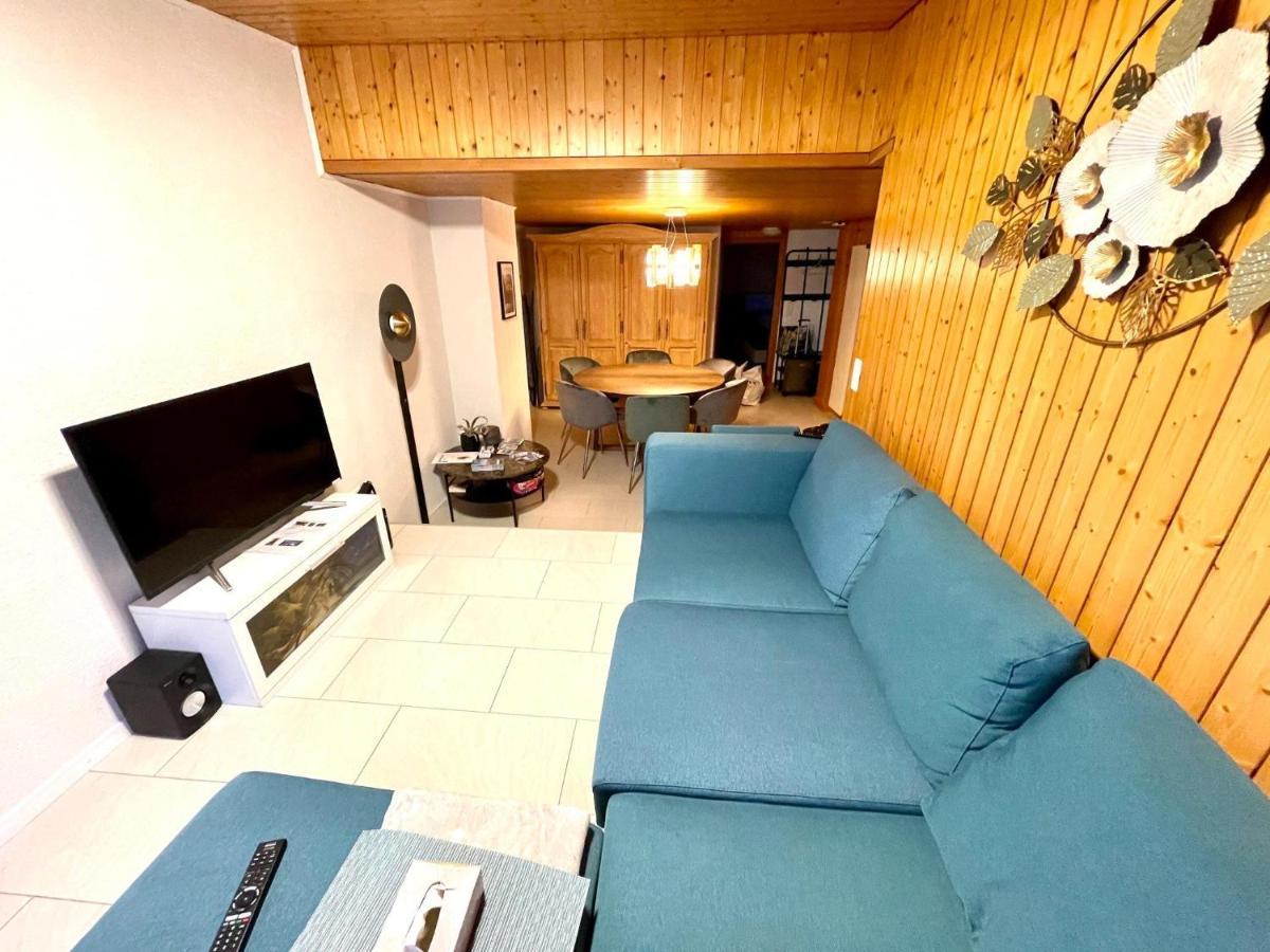 Schöne Ferienwohnung mit Seeblick Thun Exterior foto